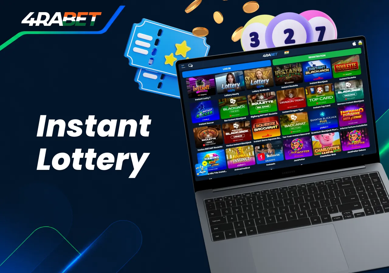4rabet instant lottery