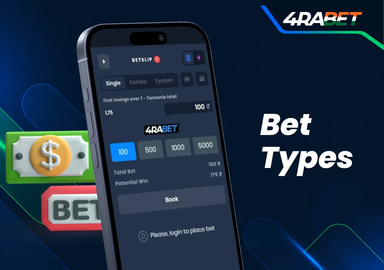 4rabet types of bet