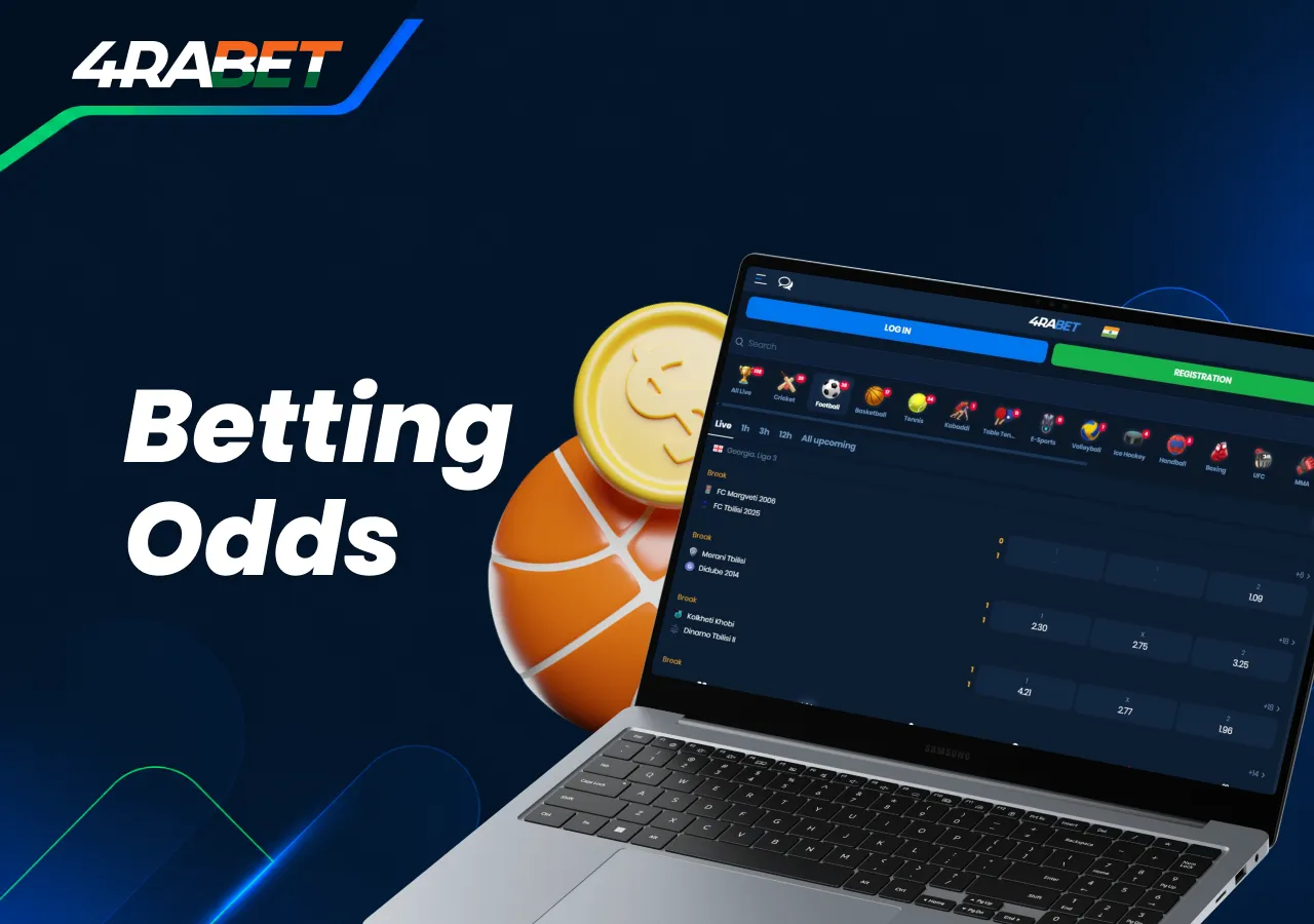 4rabet betting odds